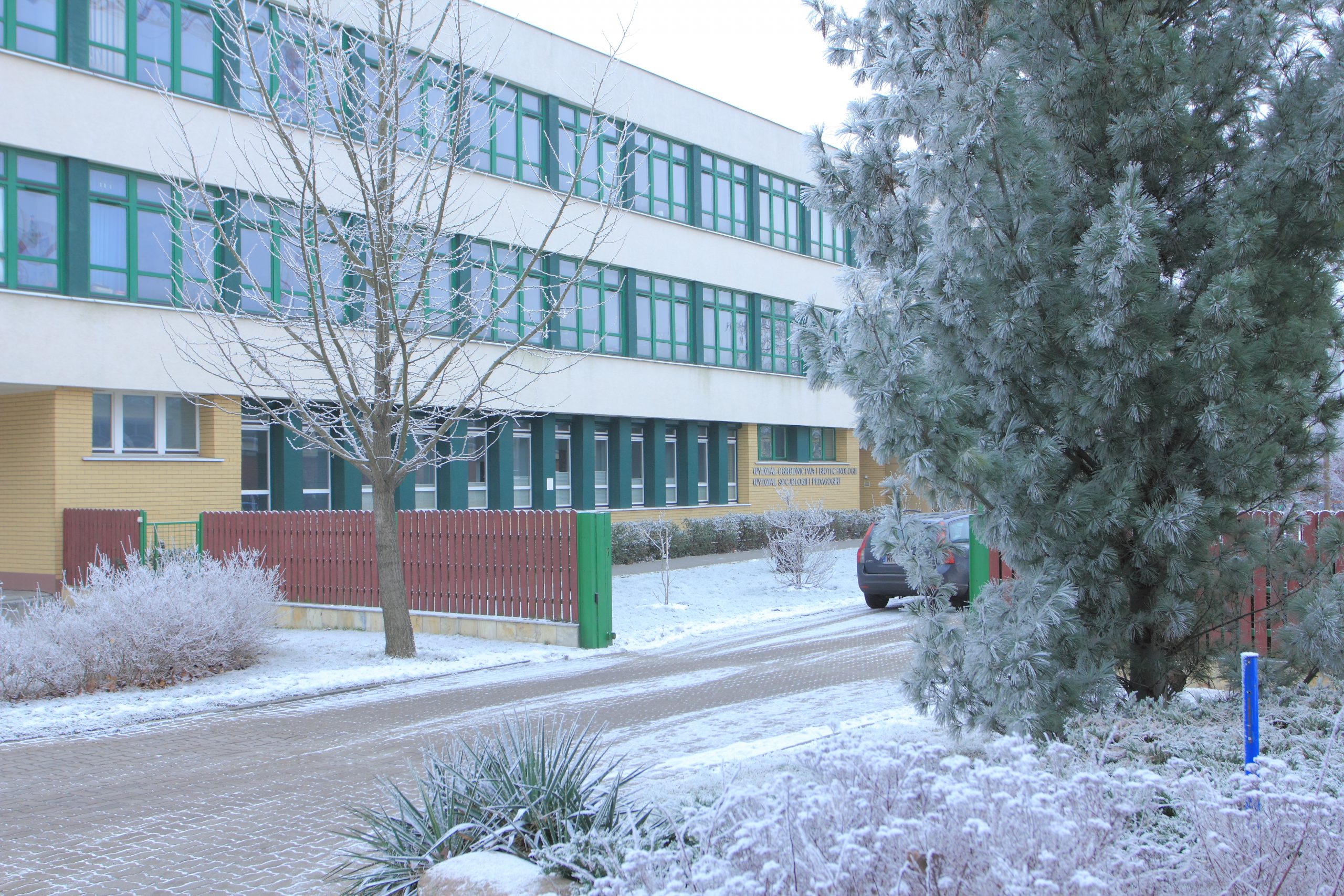 building 35 in the winter