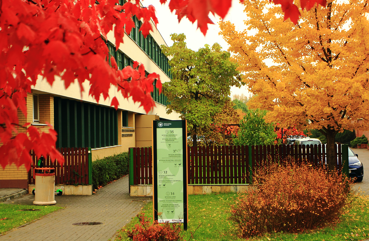 building 35 in the autumn