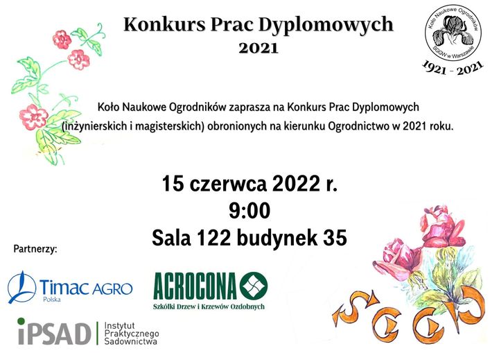 Konkurs Prac Dyplomowych 2021