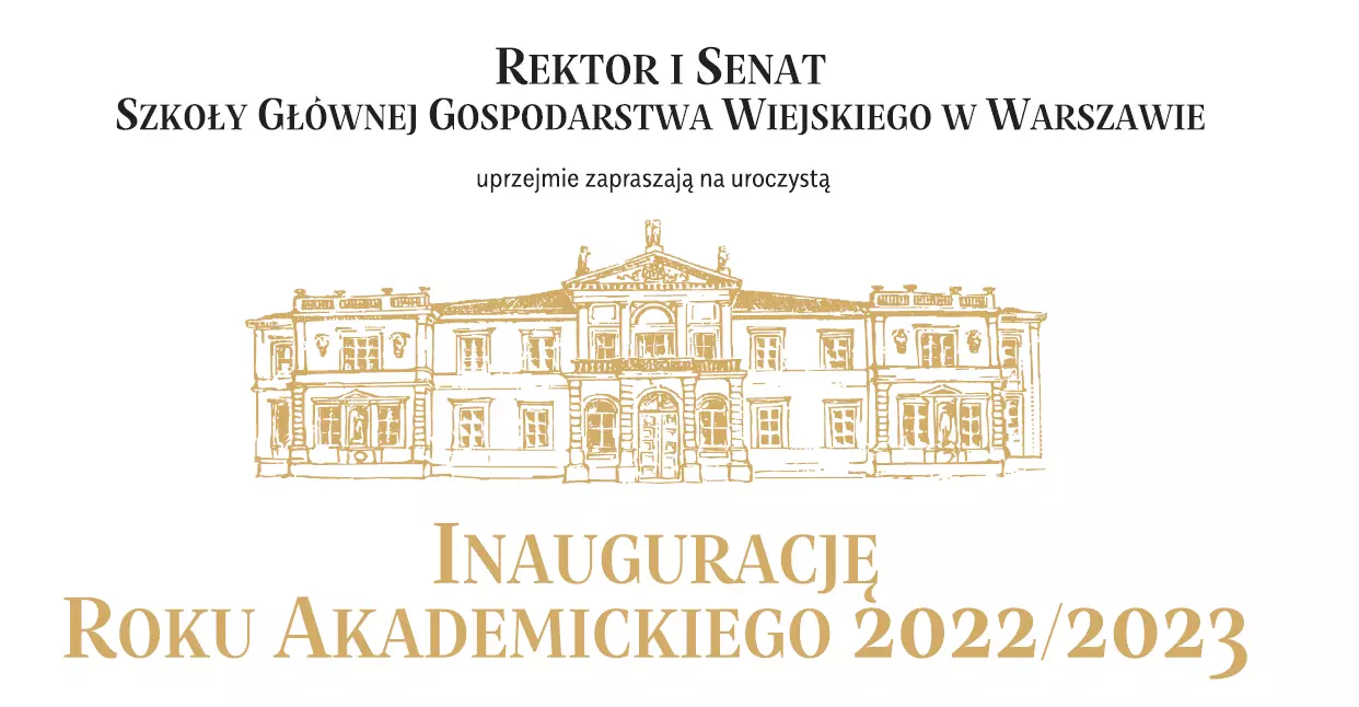 Zaproszenie na Inaugurację Roku Akademickiego 2022/2023