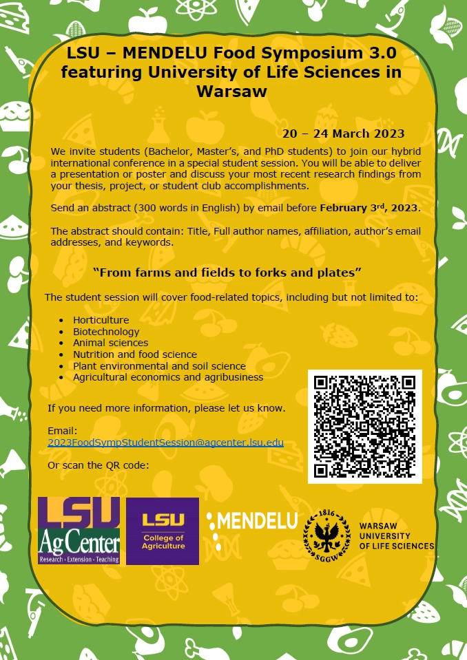 Food Symposium 3.0 Flyer