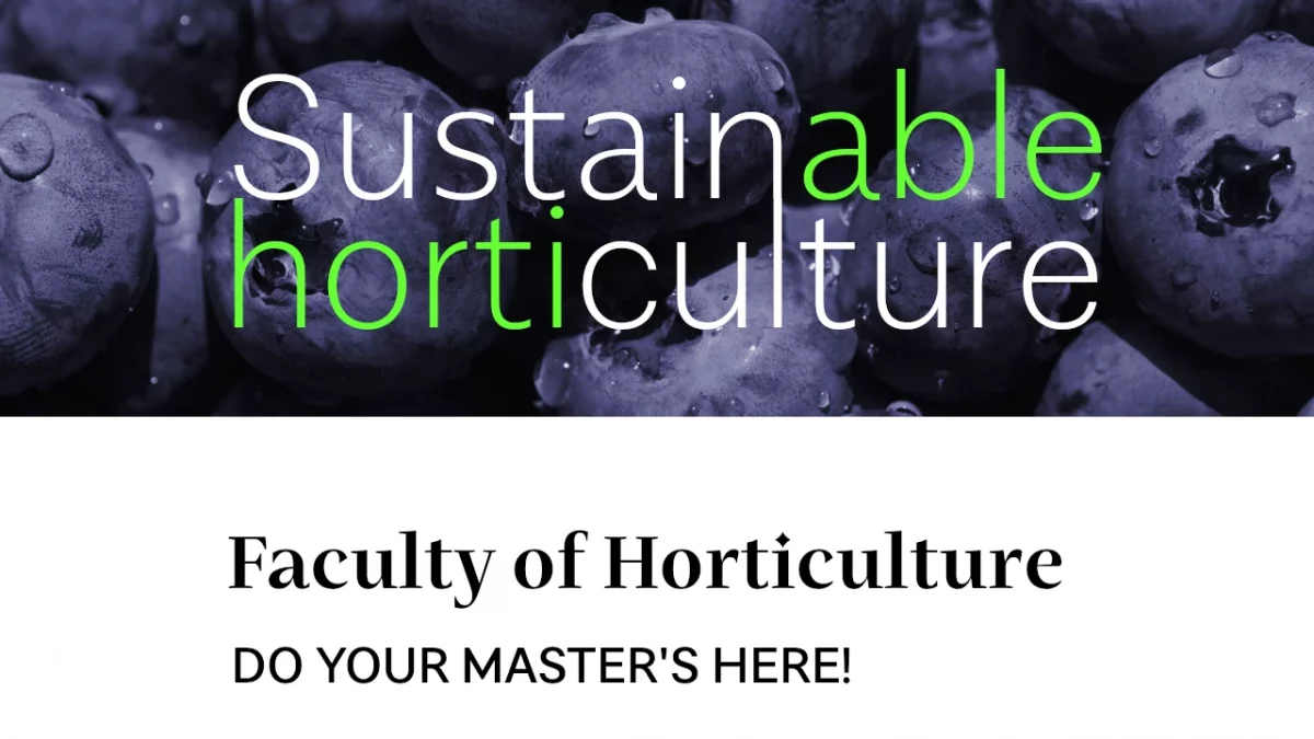 Sustainable horticulture - in English (NEW)