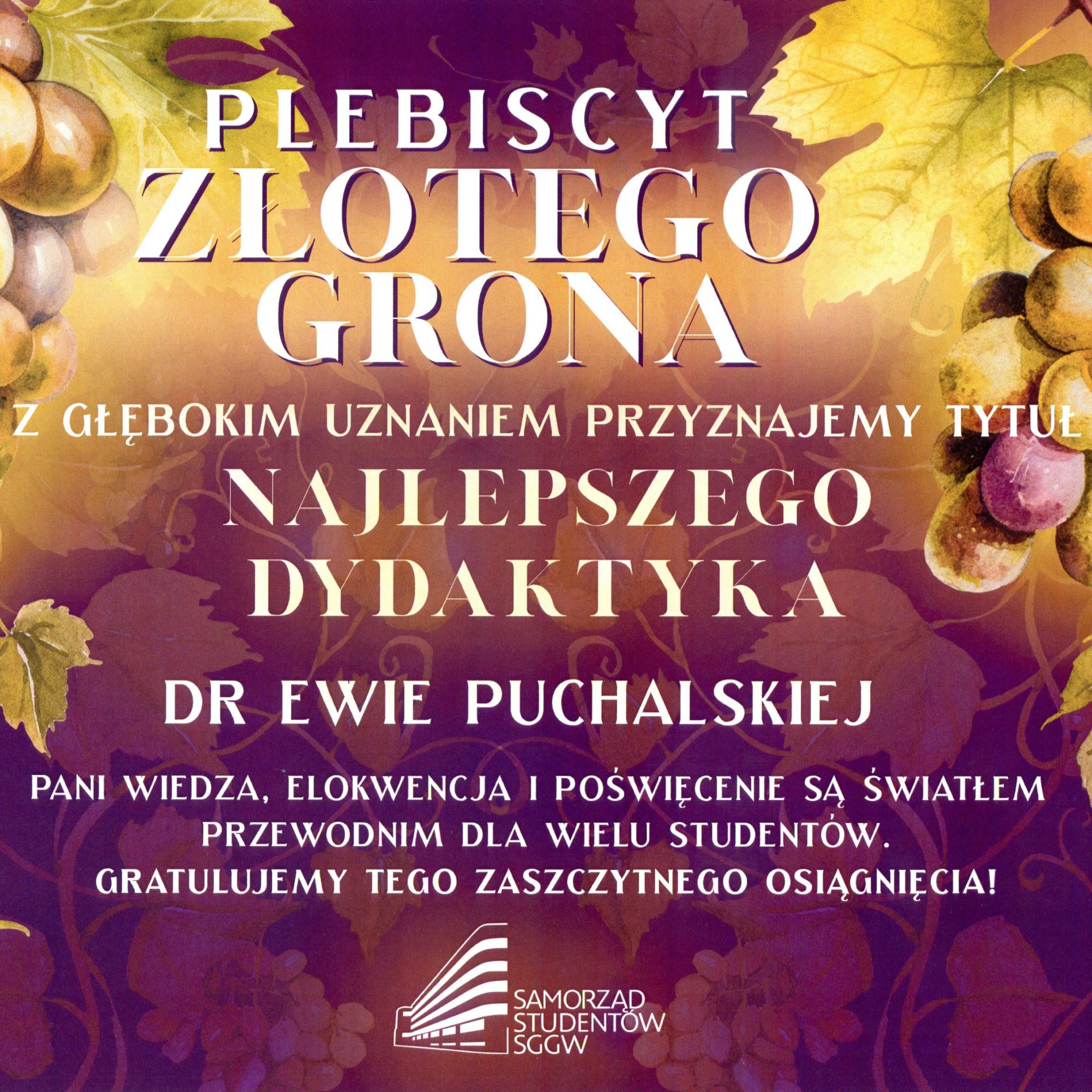 plebiscyt Złotego Grona 2025