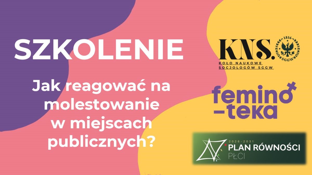 warsztaty - jak reagować na molestowanie